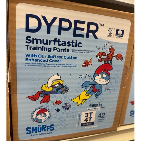 DYPER Smurftastic Training Pants 3T-4T OLSHB - Picture 1 of 1